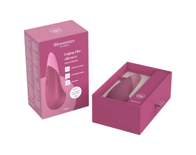 Womanizer Vibe - csikló vibrátor (pink)