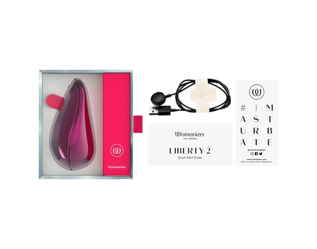 Womanizer Liberty 2 Iggy Azalea - léghullámos csiklóizgató (pink)