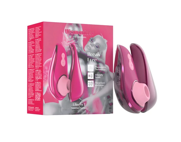 Womanizer Liberty 2 Iggy Azalea - léghullámos csiklóizgató (pink)