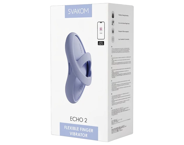Svakom Echo 2 - okos ujjvibrátor (lila)