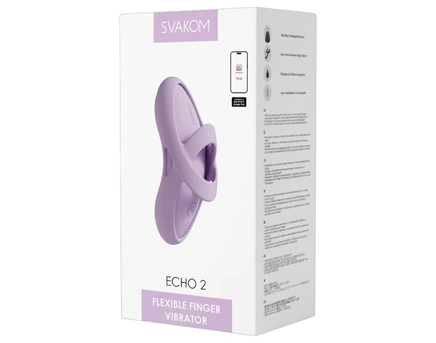 Svakom Echo 2 - okos ujjvibrátor (pink)