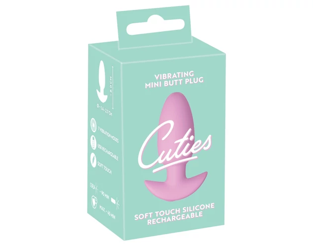 Cuties Mini - vibrációs anál plug (pink)