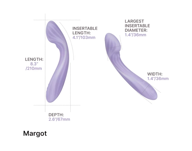 Svakom Margot - 2 motoros G-pont vibrátor (lila)