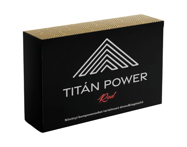 Titán Power Red - étrend kiegészítő férfiaknak (3db)