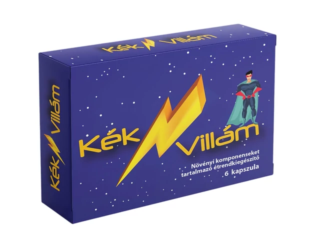 Kék Villám - étrend kiegészítő kapszula férfiaknak (6db)