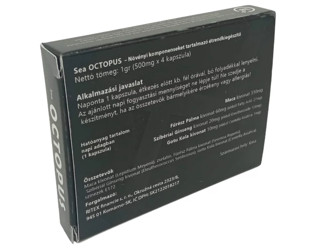 Octopus - étrend kiegészítő kapszula férfiaknak (4db)