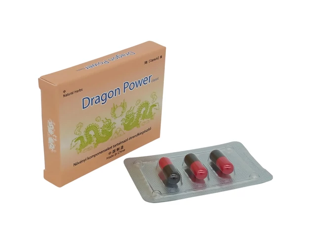 Dragon Power - étrend kiegészítő kapszula férfiaknak (3db)