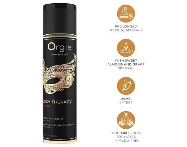 Orgie Amor - érzéki masszázsolaj (200ml)