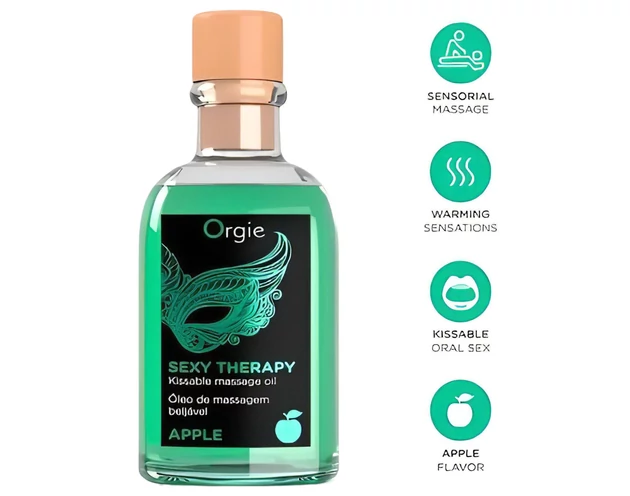 Orgie Sexy Therapy - masszázsolaj szett - alma
