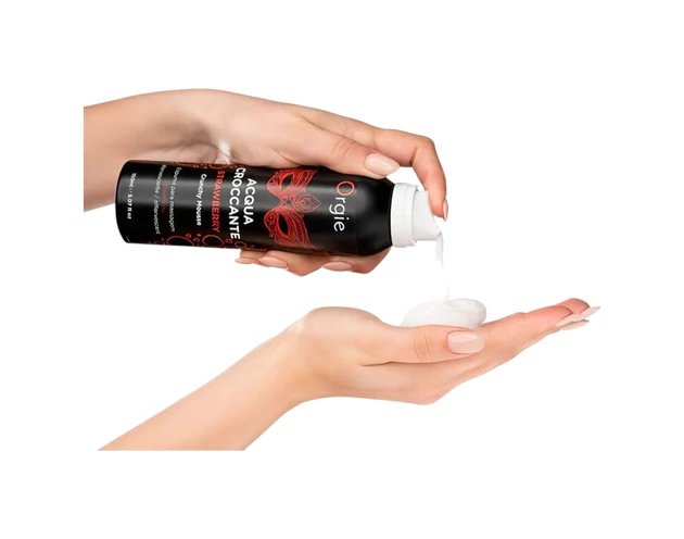 Orgie Acqua Croccante - masszázs hab - eper (150ml)