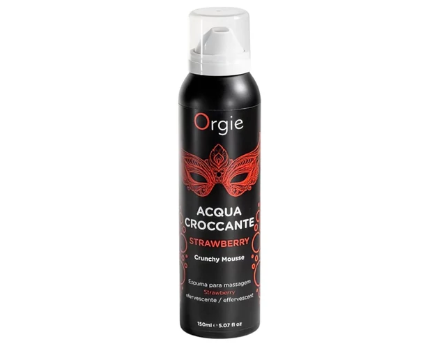 Orgie Acqua Croccante - masszázs hab - eper (150ml)