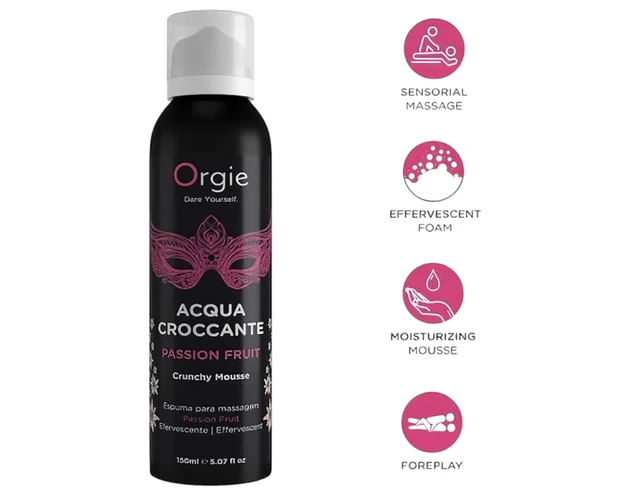 Orgie Acqua Croccante - masszázs hab - passion fruit (150ml)