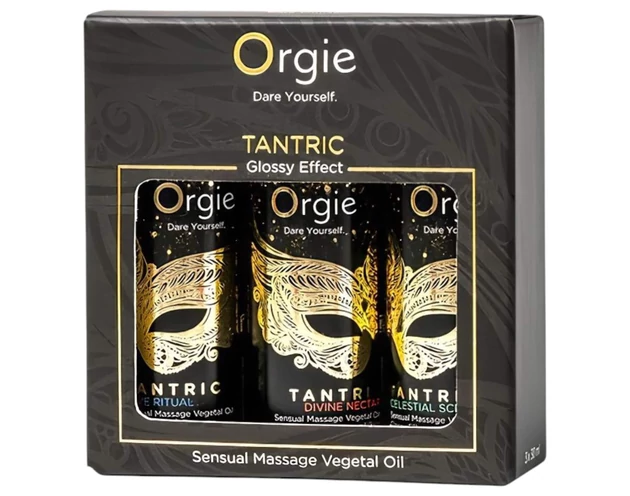 Orgie Tantric - érzéki masszázsolaj szett (3x30ml)