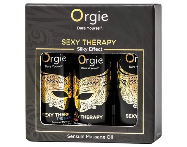 Orgie Sexy Therapy - érzéki masszázsolaj szett (3x30ml)