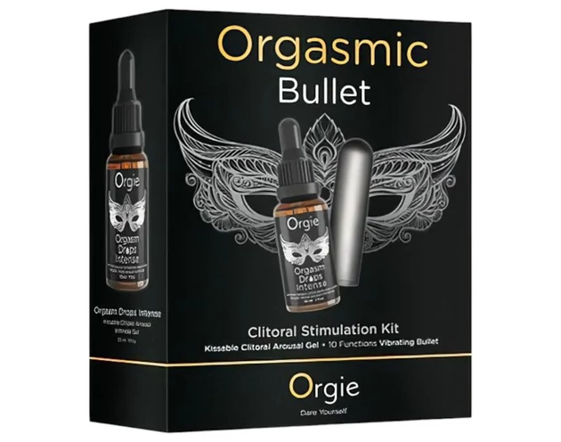 Orgie Orgasmic Bullet - rúdvibrátor szett (szürke)