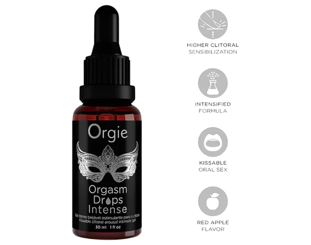 Orgie Orgasm Drops Intense - stimuláló intim gél nőknek (30ml)
