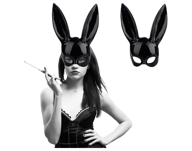 Jogestyle - nyuszi maszk (fekete)