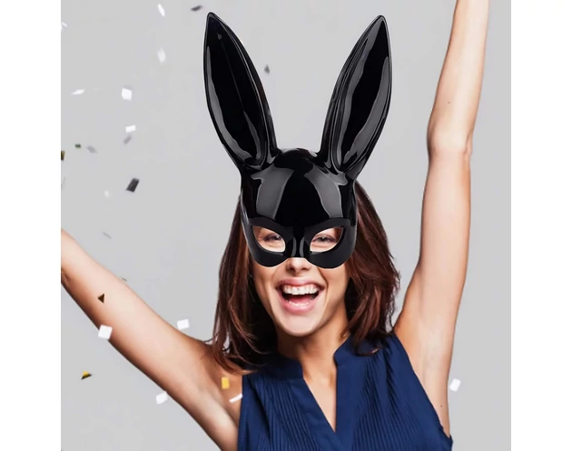 Jogestyle - nyuszi maszk (fekete)