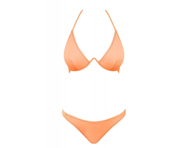 Obsessive Paralia - merevítős, nyakpántos bikini (korall)