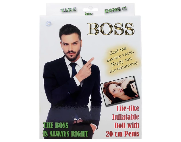 Boss - felfújható gumiférfi
