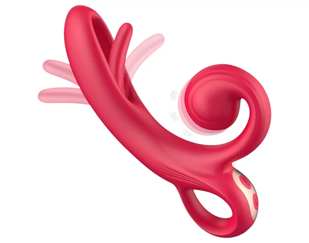 Sweet Play A4 csiklókaros vibrátor (piros)