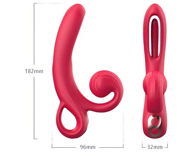 Sweet Play A4 csiklókaros vibrátor (piros)