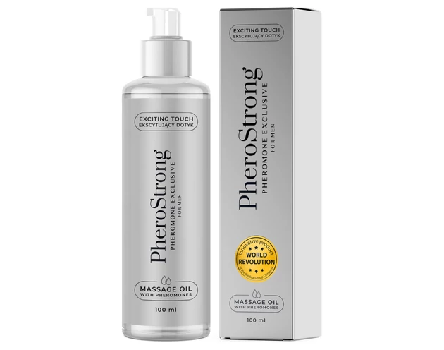 PheroStrong Exclusive - masszázsolaj férfiaknak (100ml)