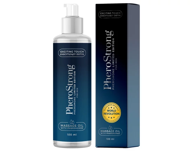 PheroStrong Limited Edition - masszázsolaj férfiaknak (100ml)