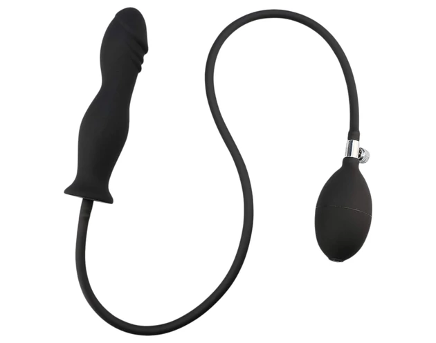 Wild Play - pumpálható anál plug (fekete)