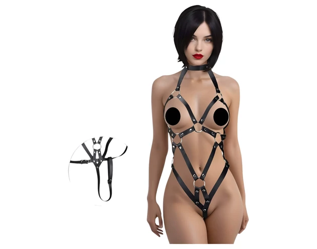 Wild Play - testhám body (fekete)