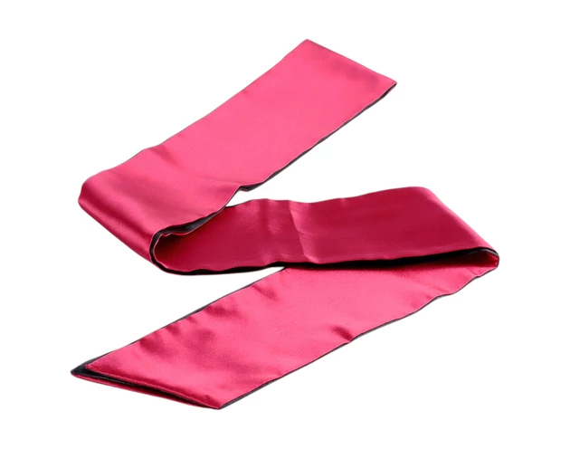 Wild Play - szatén szemkötő (fekete-pink)