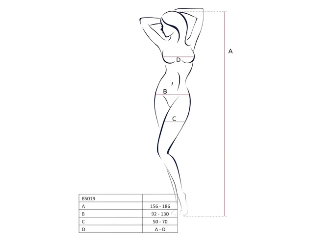 Passion BS019 - necc szett (fehér) - S-L