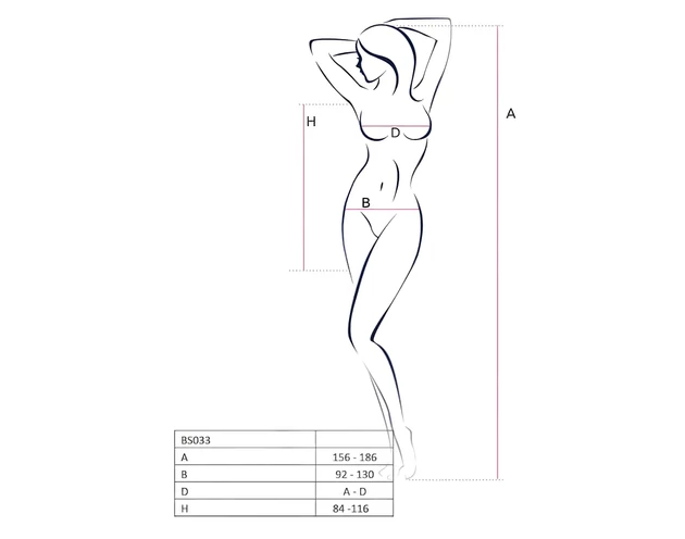 Passion BS034 - rózsás-indás necc szett (fekete) - S-L
