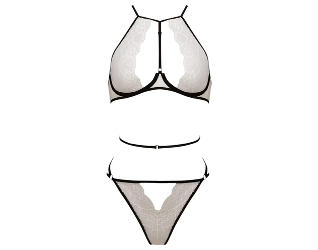 Passion Chika - melltartó szett (krém)