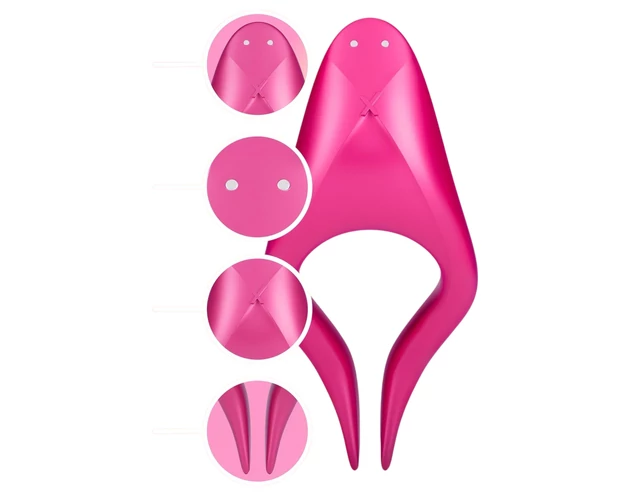 Durex Tease & Ride - erogén zóna izgató (pink)
