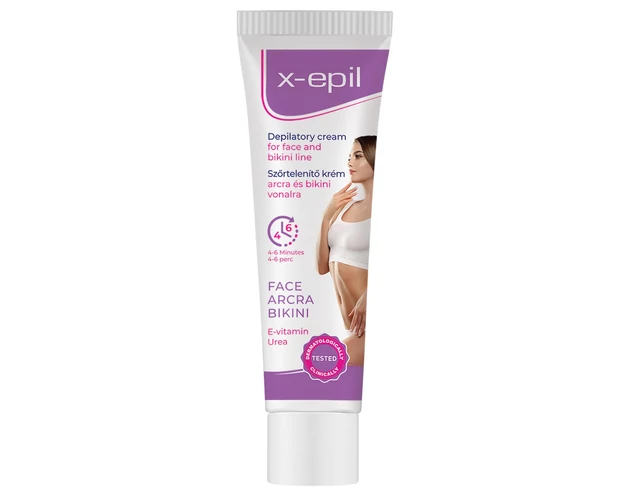 X-Epil - szőrtelenítő krém arcra/bikini vonalra (40ml)