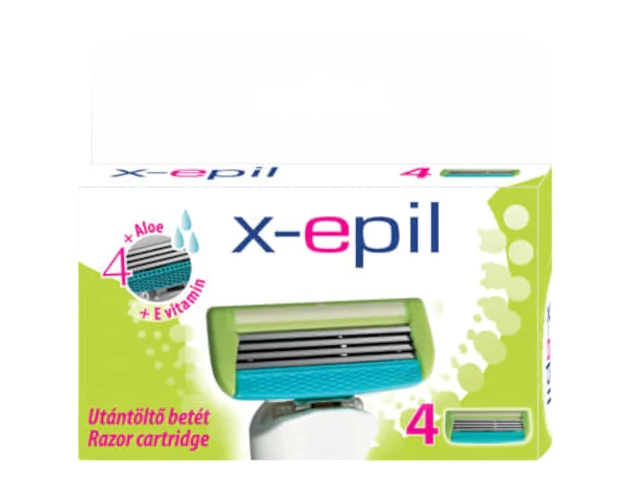 X-Epil - női borotva betét 4 pengés (4db)