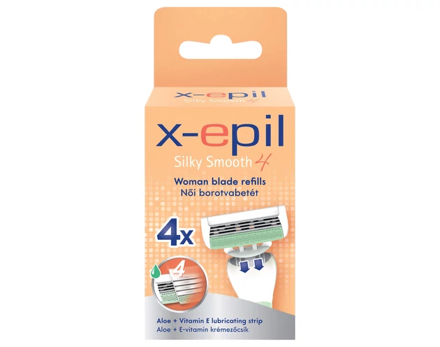 X-Epil Silky Smooth - női borotva betét 4 pengés (4db)