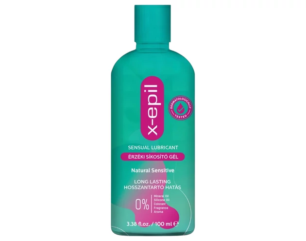 X-Epil Natural Sensitive - érzéki síkosító gél (100ml)