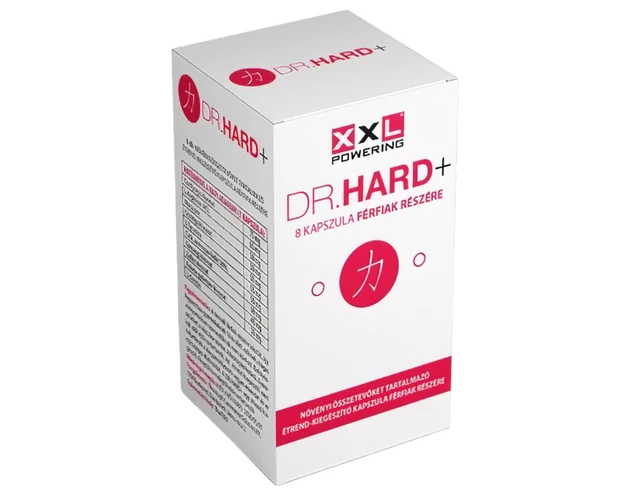 Dr. Hard+ - erős, étrend-kiegészítő kapszula férfiaknak (8db)