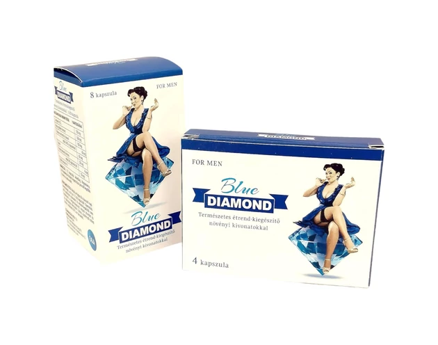 Blue Diamond - természetes étrend kiegészítő férfiaknak (8db)