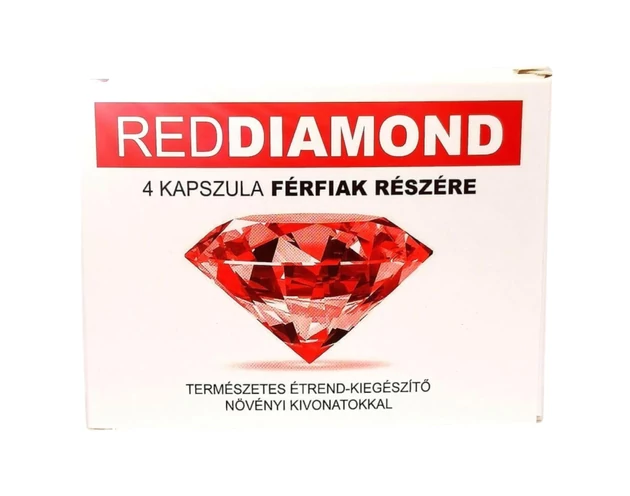 Red Diamond - természetes étrend kiegészítő férfiaknak (4db)