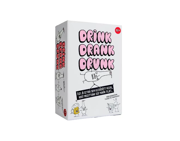 Drink Drank Drunk társasjáték - ivós party kellék (magyar)