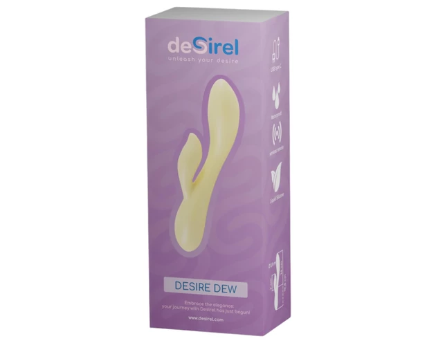 Desirel Desire Dew - okos, csiklókaros vibrátor (sárga)