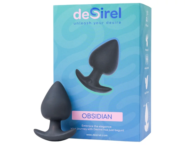 Desirel Obsidian - okos, anál vibrátor (fekete)