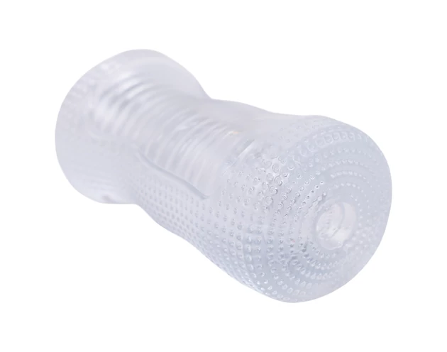 Desirel Vertigo - maszturbátor bordázott belsővel (átlátszó)