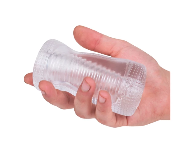 Desirel Vertigo - maszturbátor bordázott belsővel (átlátszó)