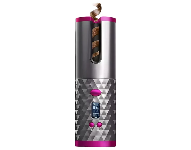 CAC - akkus hajgöndörítő szett (szürke-pink)