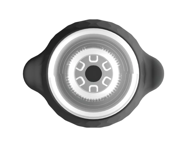 Lonely Anne - akkus, rezgő-szívó maszturbátor (fekete)