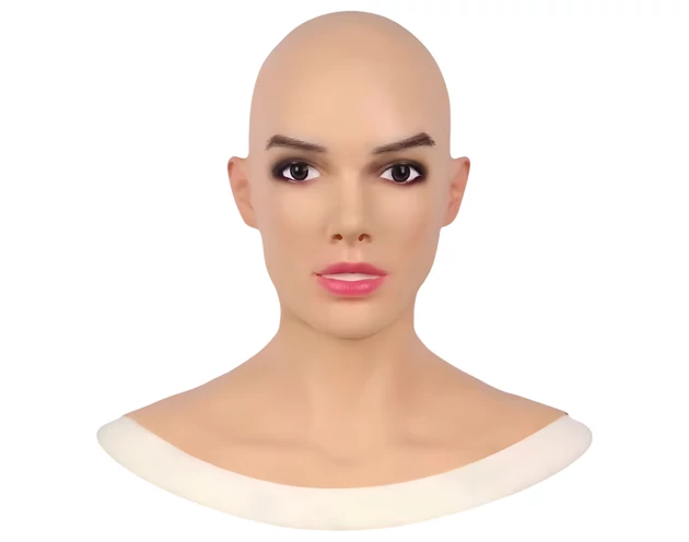 Szilikon női arcmaszk (natúr)